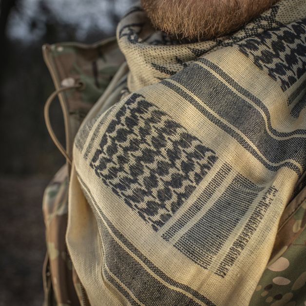 M-Tac шарф шемаг с Тризубом Khaki/Black