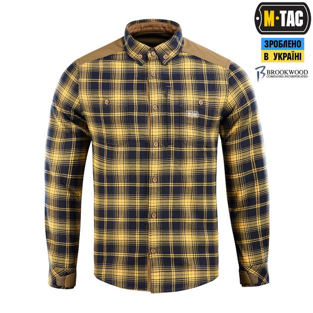 M-Tac рубашка Redneck Shirt Navy Blue/Yellow