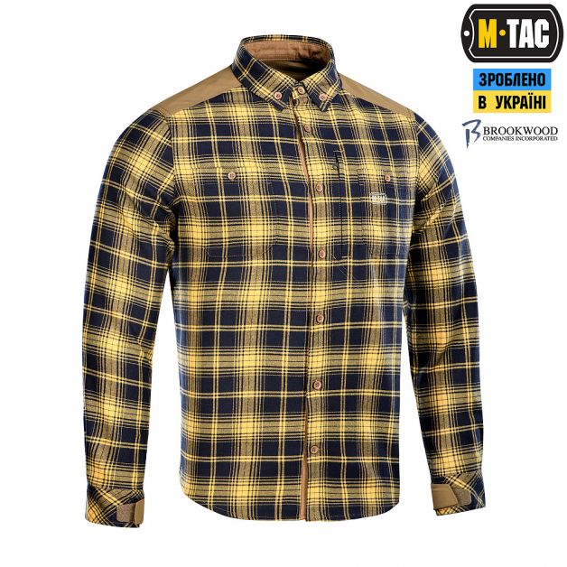 M-Tac рубашка Redneck Shirt Navy Blue/Yellow