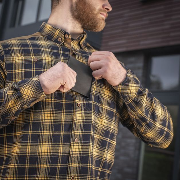 M-Tac рубашка Redneck Shirt Navy Blue/Yellow