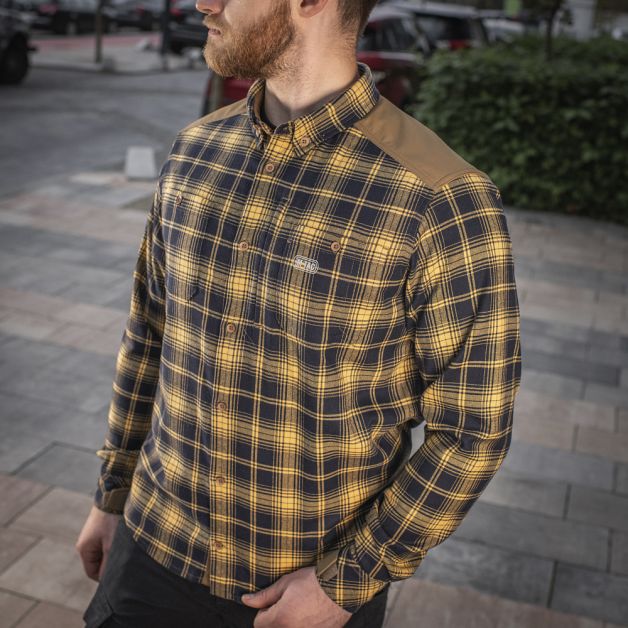 M-Tac рубашка Redneck Shirt Navy Blue/Yellow
