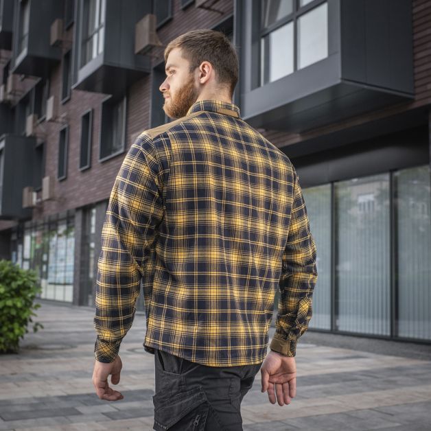 M-Tac рубашка Redneck Shirt Navy Blue/Yellow