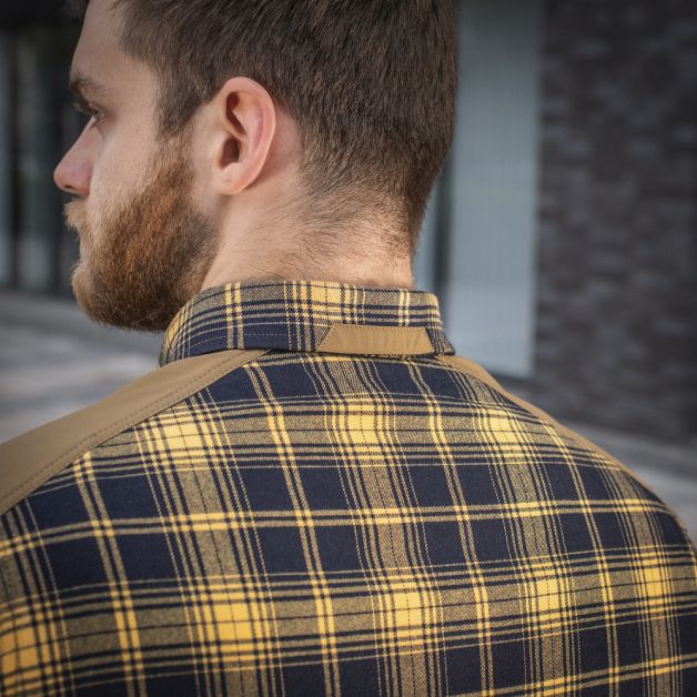 M-Tac рубашка Redneck Shirt Navy Blue/Yellow
