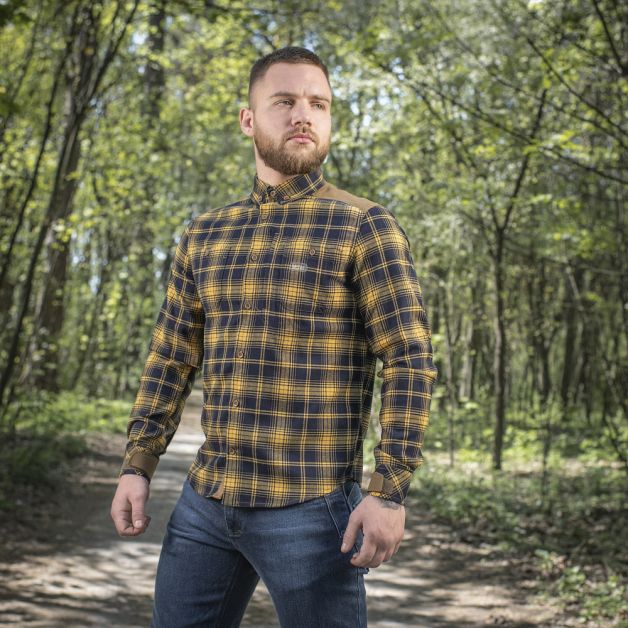 M-Tac рубашка Redneck Shirt Navy Blue/Yellow