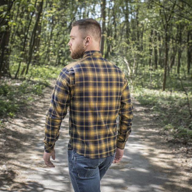 M-Tac рубашка Redneck Shirt Navy Blue/Yellow