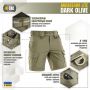 M-Tac шорти Aggressor Short Dark Olive