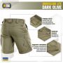 M-Tac шорти Aggressor Short Dark Olive