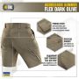 M-Tac шорти Aggressor Summer Flex Dark Olive