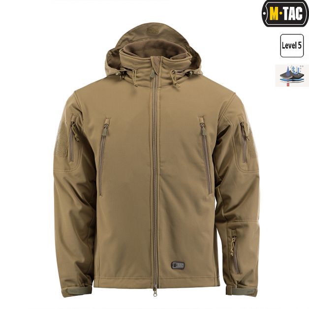 M-Tac куртка Soft Shell с подстежкой Tan