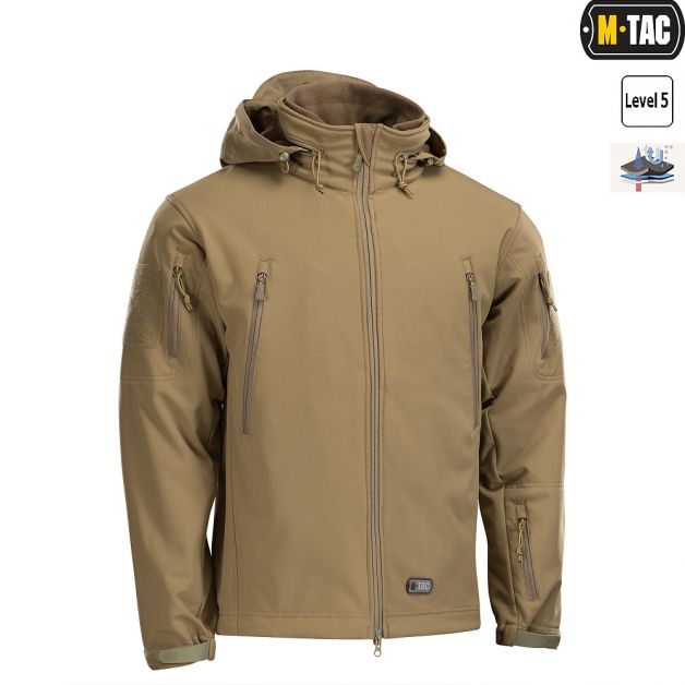 M-Tac куртка Soft Shell с подстежкой Tan