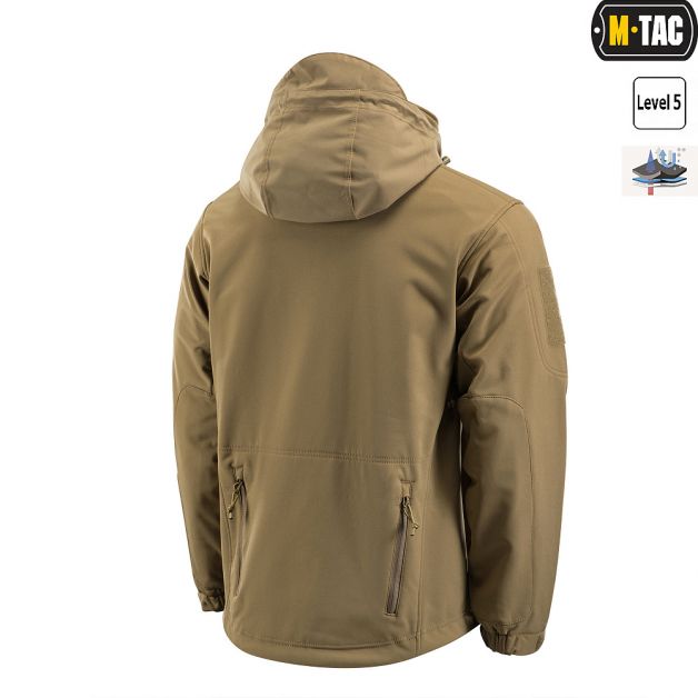 M-Tac куртка Soft Shell с подстежкой Tan