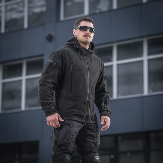 M-Tac куртка флисовая Windblock Division Gen.2 Black