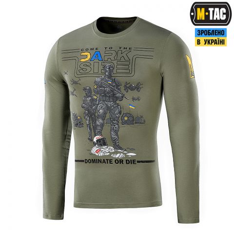 M-Tac футболка UA Side довгий рукав Light Olive