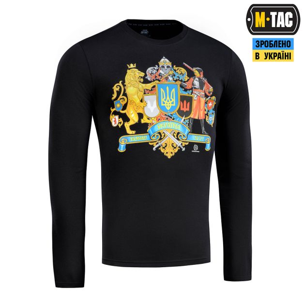 M-Tac футболка Україна понад усе! длинный рукав Black
