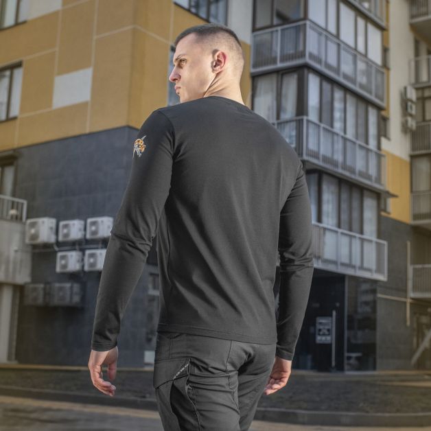 M-Tac футболка Україна понад усе! длинный рукав Black