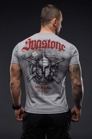 SvaStone футболка Molon Labe Gray