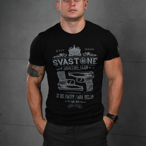 SvaStone футболка Para Bellum чорна