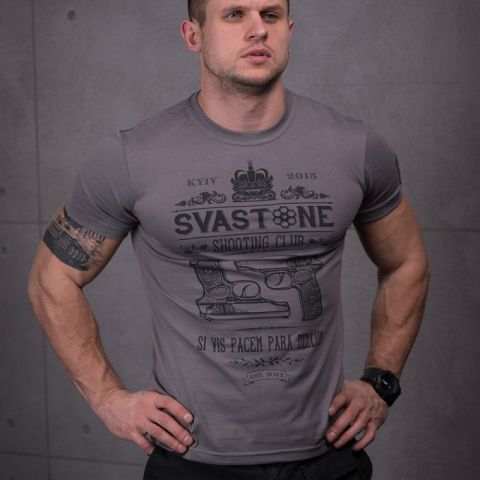 SvaStone футболка Para Bellum сіра