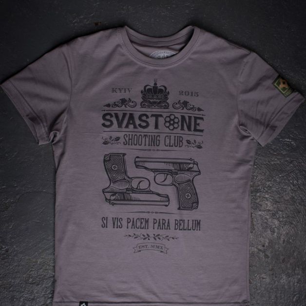 SvaStone футболка Para Bellum сіра