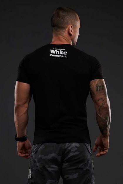 SvaStone футболка White Permanent чорна