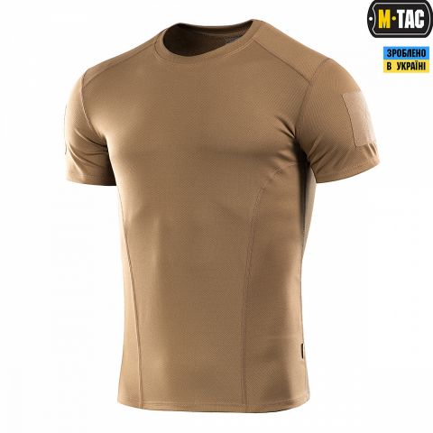 M-Tac футболка потовідвідна Athletic Velcro Coyote Brown