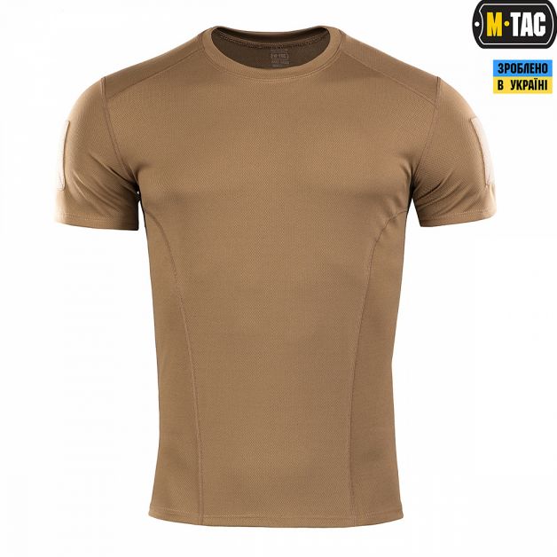 M-Tac футболка потовідвідна Athletic Velcro Coyote Brown