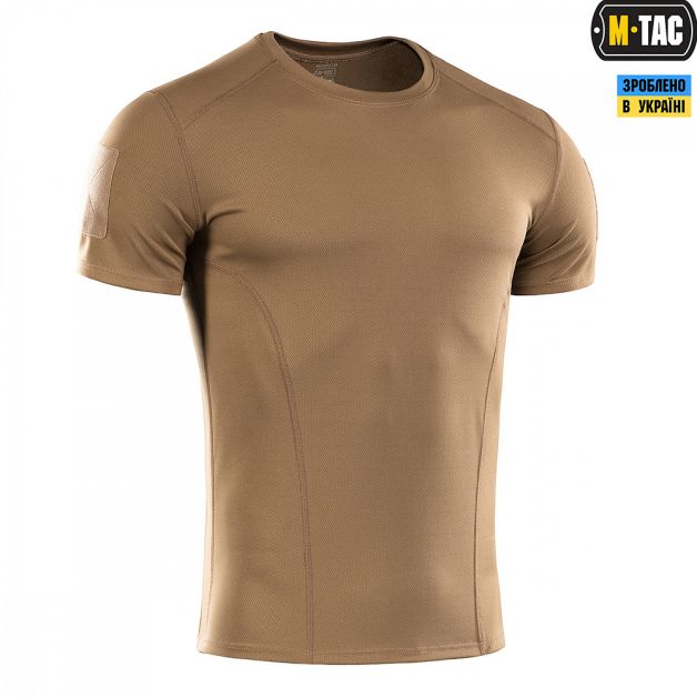 M-Tac футболка потовідвідна Athletic Velcro Coyote Brown