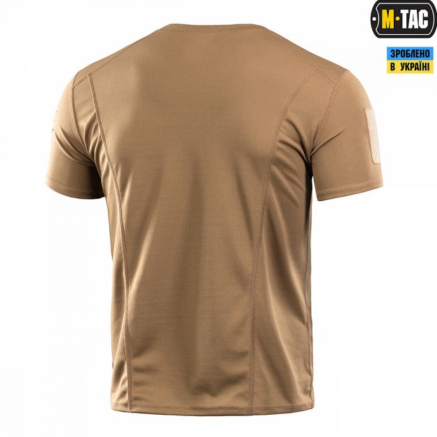 M-Tac футболка потовідвідна Athletic Velcro Coyote Brown