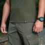 M-Tac поло НГУ со светоотражающей надписью 65/35 Army Olive