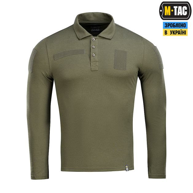 M-Tac поло тактичне довгий рукав 65/35 Army Olive