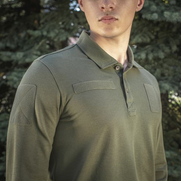 M-Tac поло тактичне довгий рукав 65/35 Army Olive