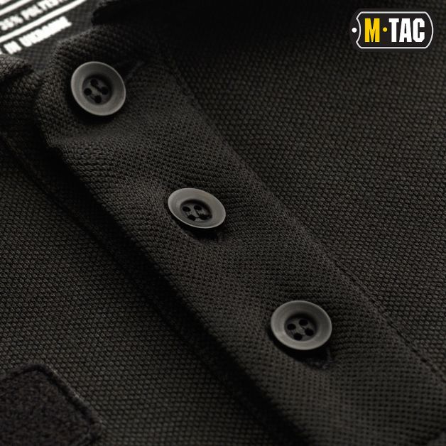 M-Tac поло тактичне довгий рукав 65/35 Black