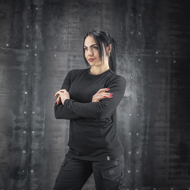 M-Tac футболка длинный рукав 93/7 Lady Black