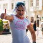 SvaStone футболка женская White Girl розовая