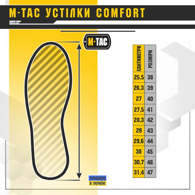 M-Tac стельки Comfort Khaki