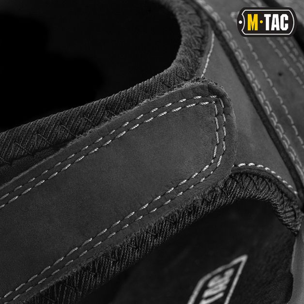 M-Tac сандалі шкіряні чорні