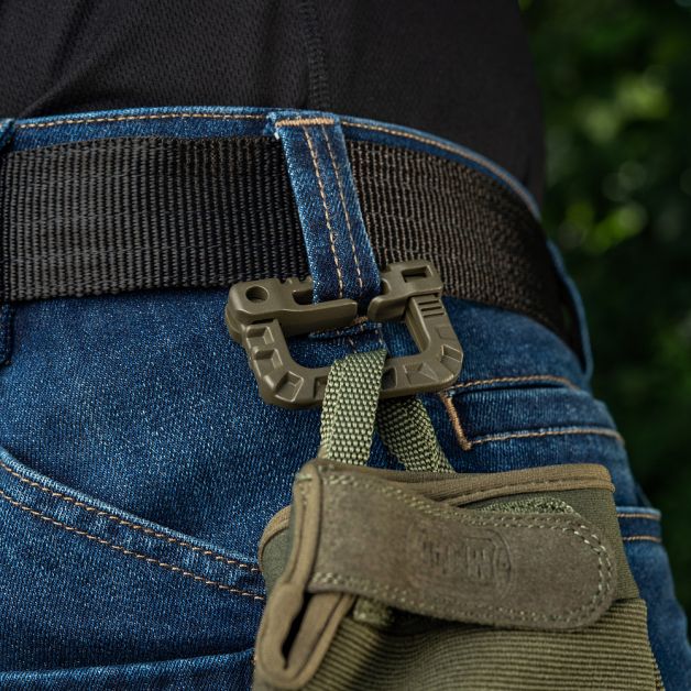Карабин пластиковый Grimloc OD Green