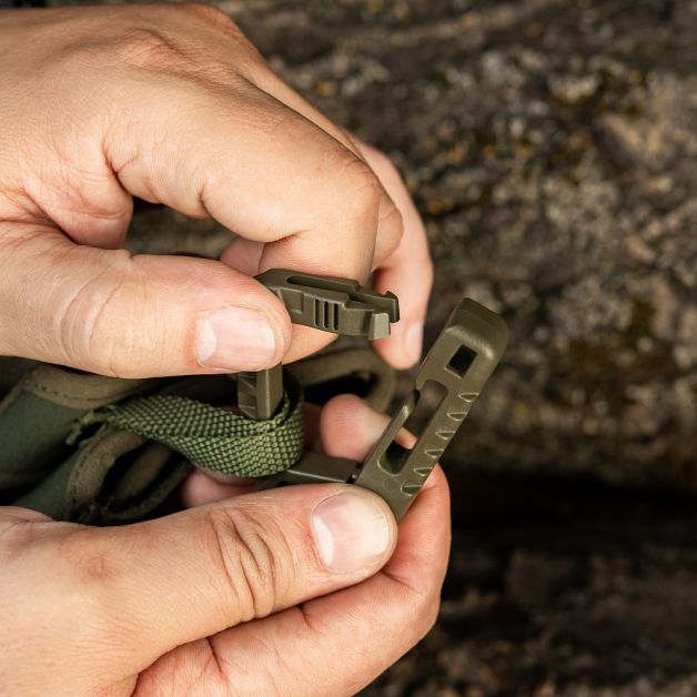 Карабин пластиковый Grimloc OD Green
