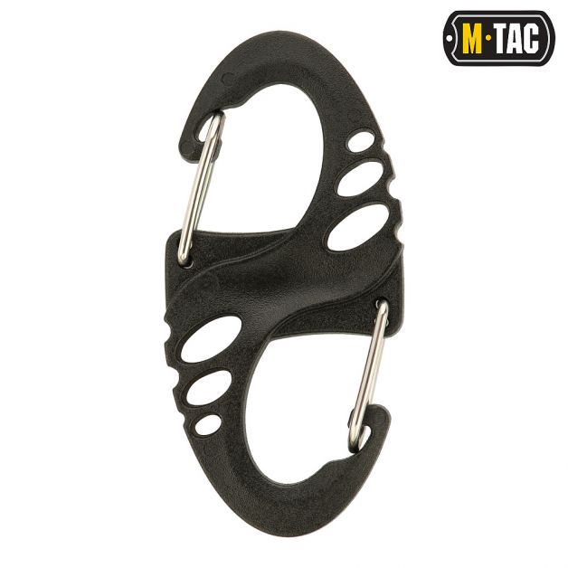 M-Tac карабин S-Hook пластиковый Black