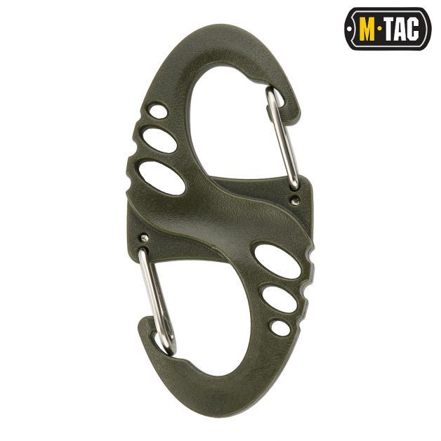 M-Tac карабин S-Hook пластиковый Olive