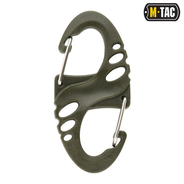 M-Tac карабин S-Hook пластиковый Olive