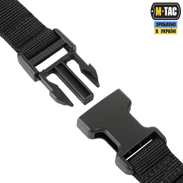 M-Tac ремінь збройовий  одноточковий Black