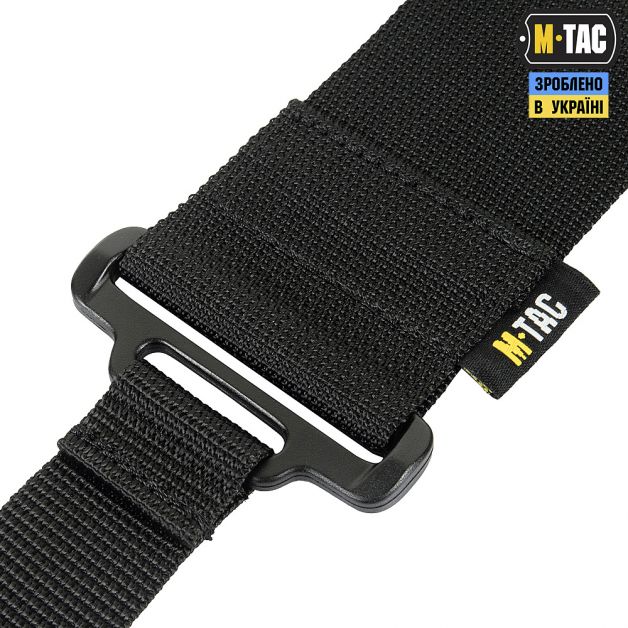 M-Tac ремінь збройовий  одноточковий Black