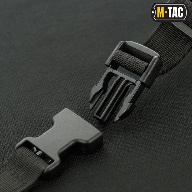 M-Tac ремінь збройовий з карабіном Black