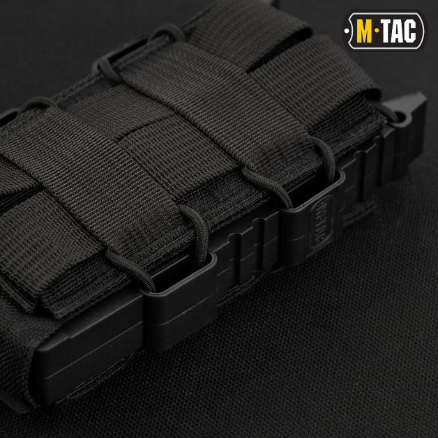 M-Tac підсумок для АК відкритий з липучкою Elite Black