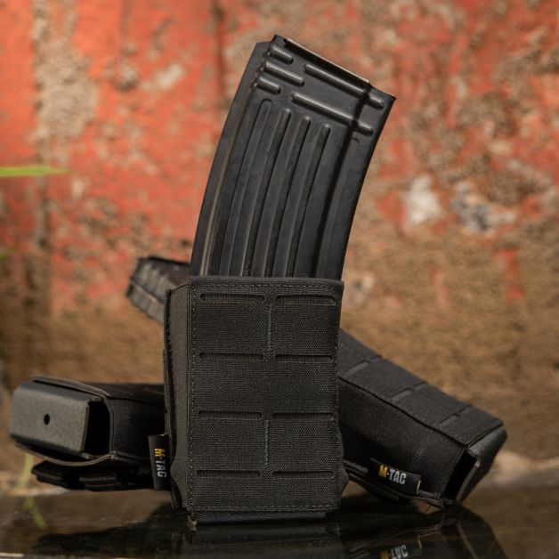 M-Tac підсумок для магазина еластичний (10 см) Laser Cut Black