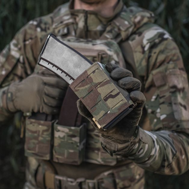 M-Tac подсумок для магазина на резинке (10 см) Laser Cut Multicam