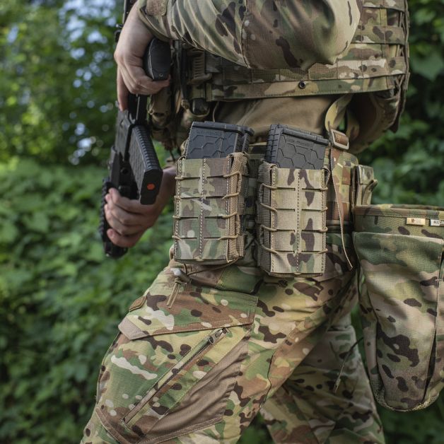 M-Tac підсумок для магазина відкритий подвійний Laser Cut Multicam