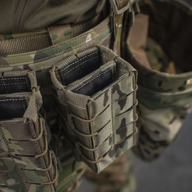 M-Tac підсумок для магазина відкритий подвійний Laser Cut Multicam