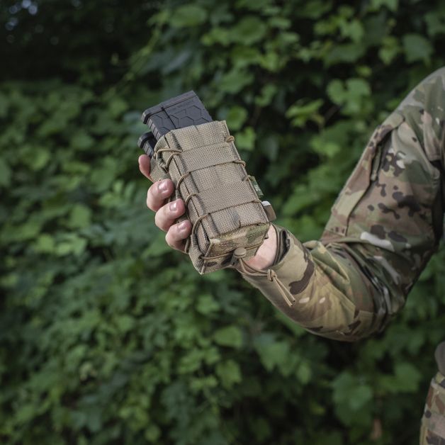 M-Tac підсумок для магазина відкритий подвійний Laser Cut Multicam